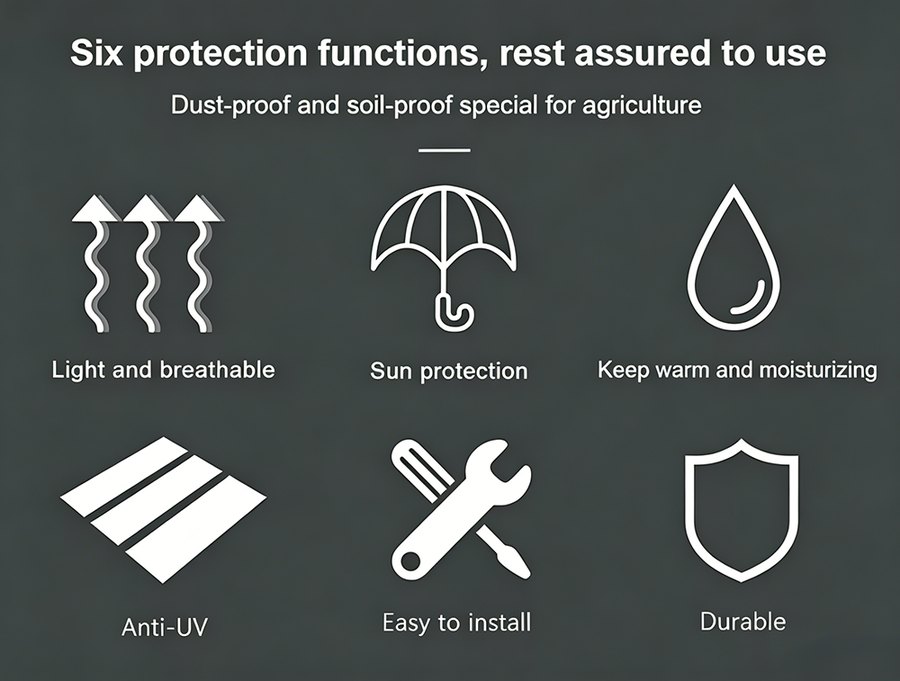 Shade net technical advantages and performance features