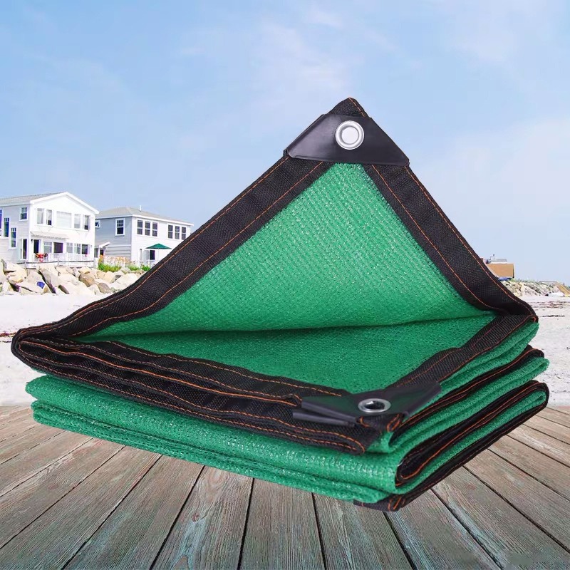 Green HDPE Shade Sail and Shade Netting for Garden and Pool Use