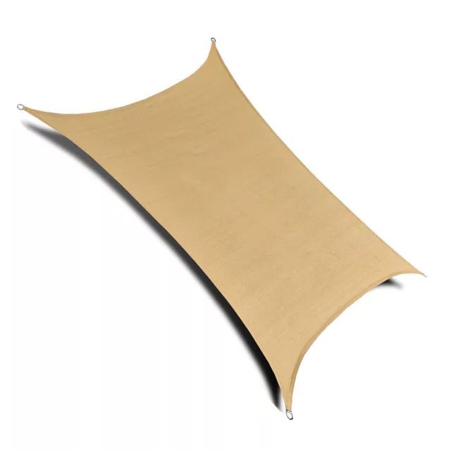 Waterproof Polyester Square Shade Sail for Caravan and Patio Use