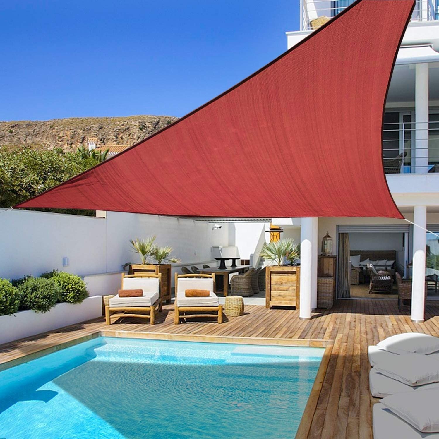 Waterproof Polyester Heavy Duty Shade Sail for Patio and Deck