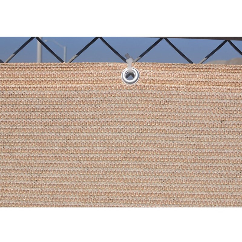 Balcony Privacy Cover Fence Screen for Sun Protection in Beige