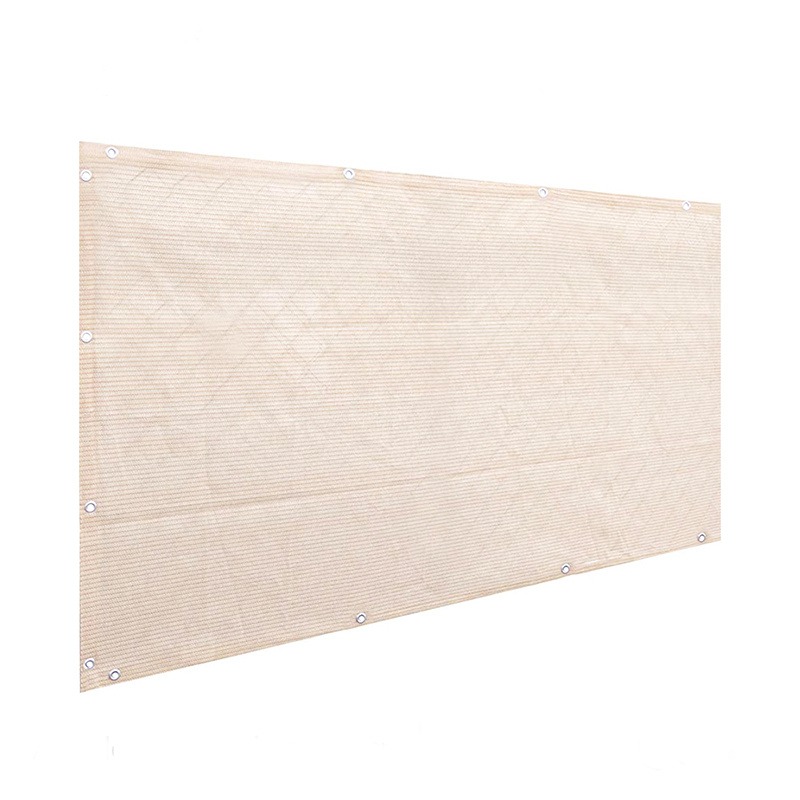 100% HDPE Knitted UV Resistant Sun Shade Net for Balcony and Garden