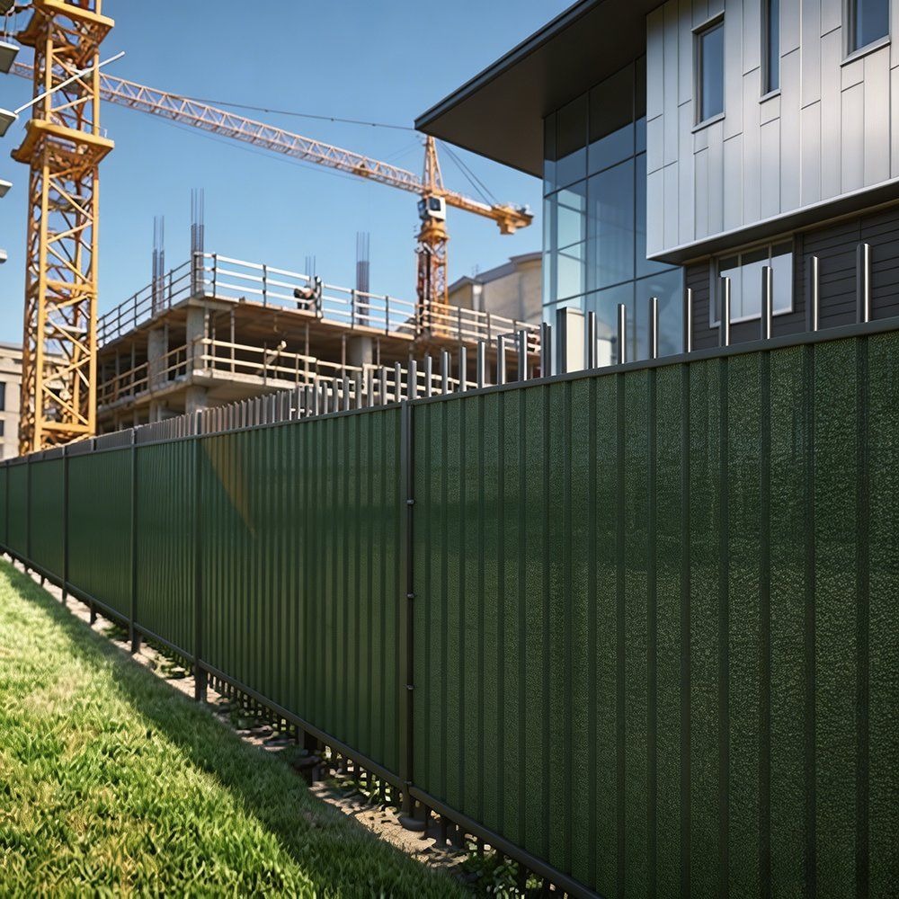 Windproof HDPE Fence Screen Mesh UV Resistant Outdoor Privacy Netting