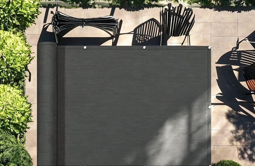 UV Resistant HDPE Balcony Privacy Screen and Shade Cover for Outdoor
