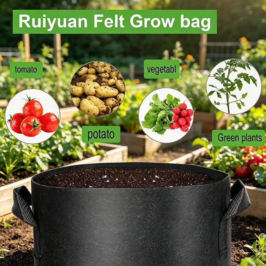 Aeration Fabric Planting Bag for Nursery Garden Multiple Sizes