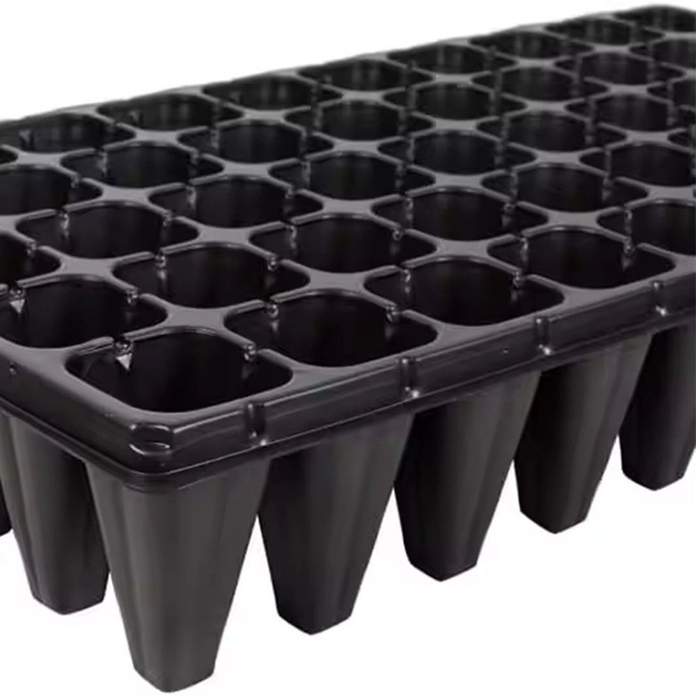Plastic Nursery Pot 50 Cell Seedling Tray Depth 90mm for Plant Germination