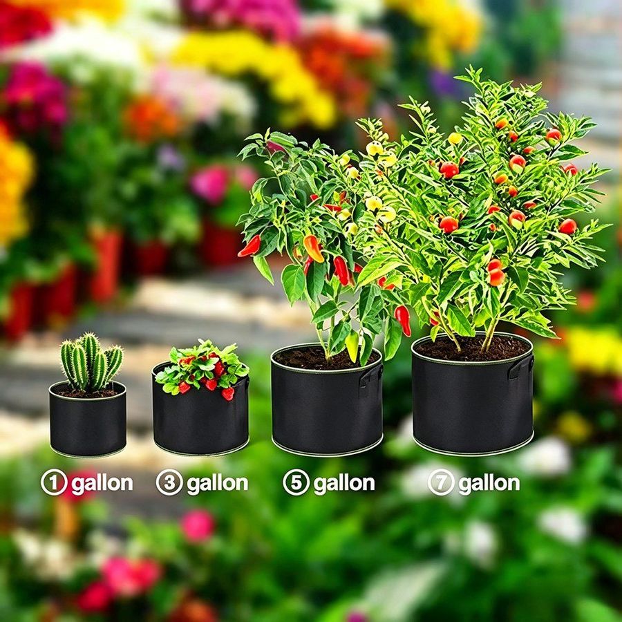Spunbond Nonwoven Planting Bag with Air Pruning for Greenhouse Growers