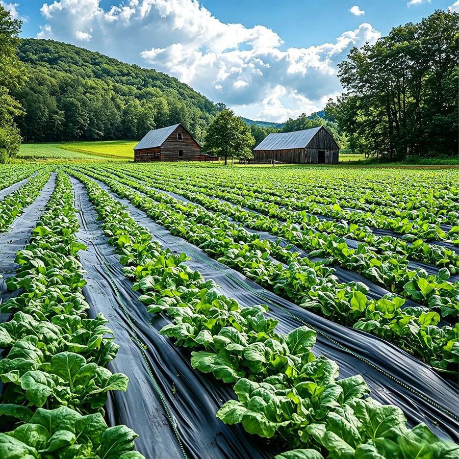 Commercial Plastic Mulch Film Weed Barrier Landscape Fabric Roll