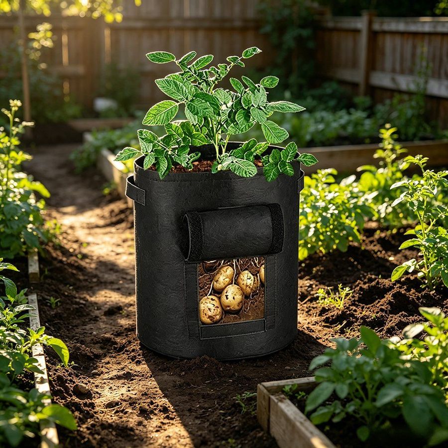 Potato Grow Bag Nonwoven Planter for Vegetable and Root Crops