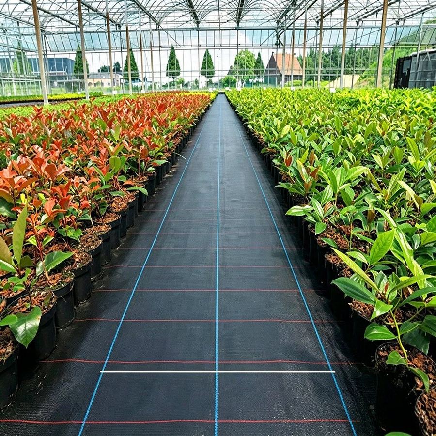 Heavy Duty Woven Weed Control Fabric with Fixing Kit for Vineyard Aisles