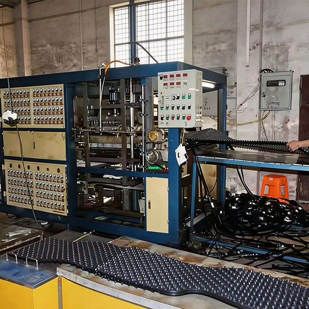 air pruning pot production line at the factory