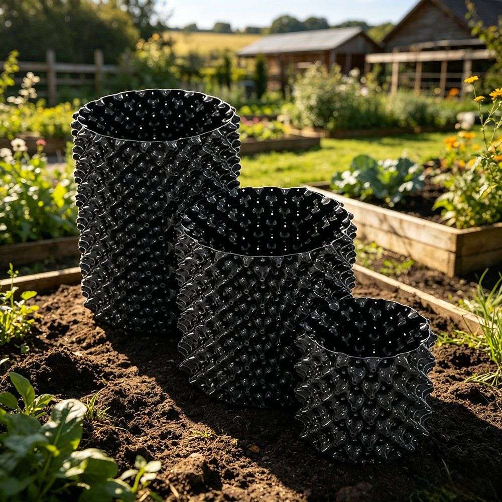 air pruning pot three size set for fruit tree growing