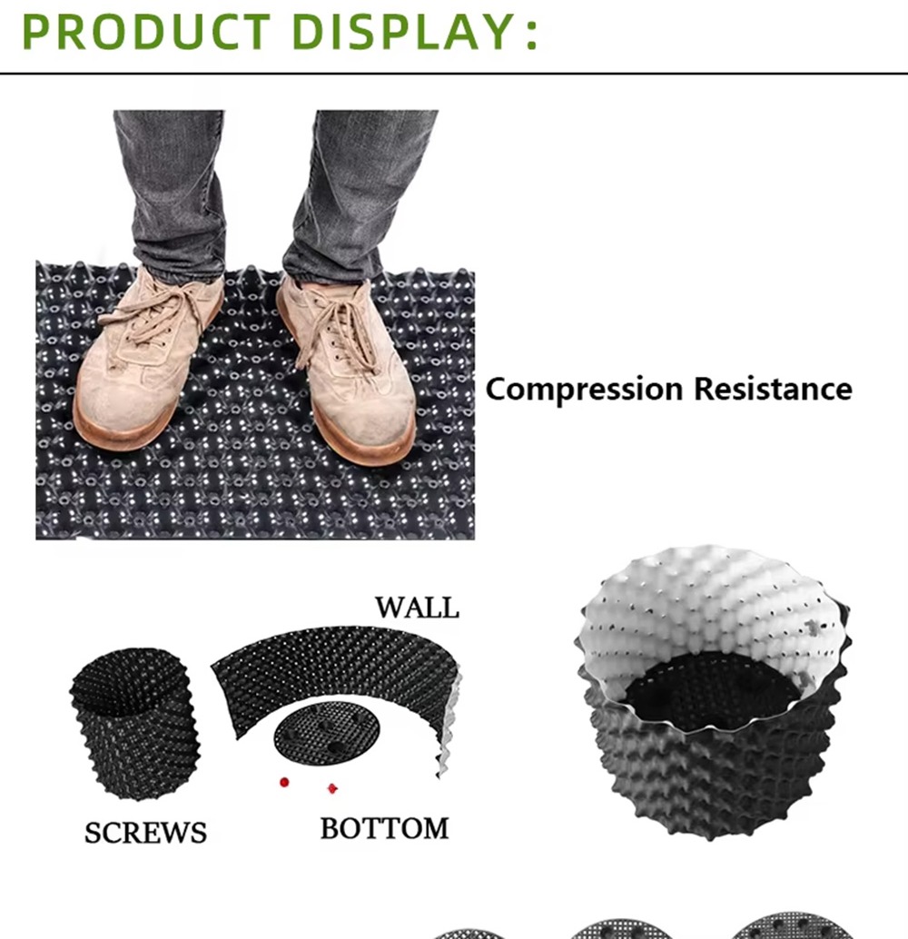 air pruning pot strength and wall structure display