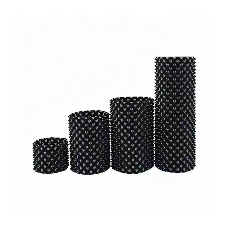 ventilated air pruning pots in four ascending heights