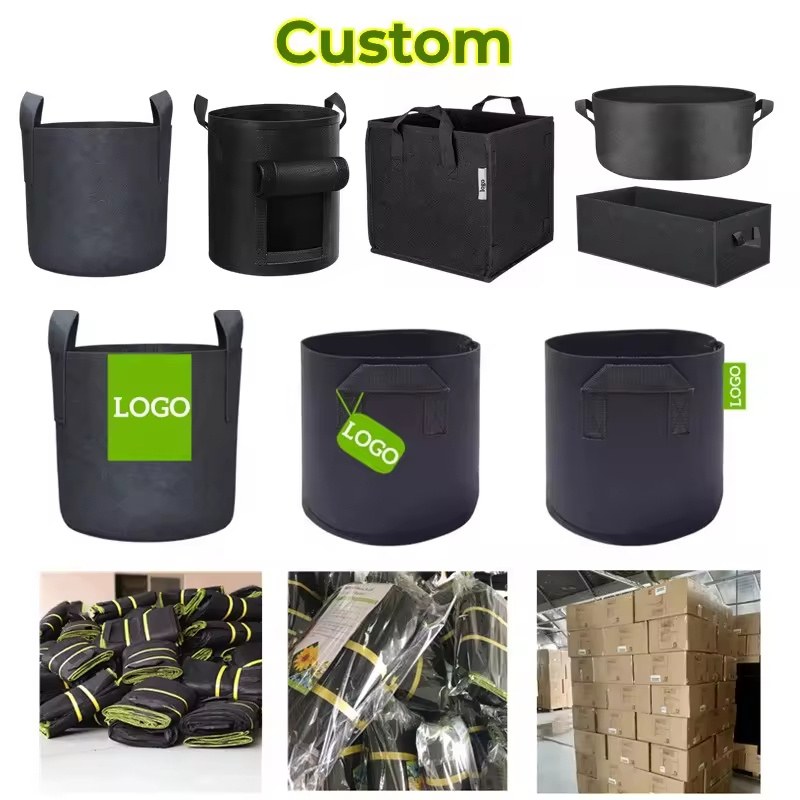 grow bag customisation options with printed logo and packaging