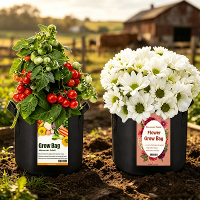all-season planter,biodegradable fabric bag,custom grow bag,eco felt,sustainable nursery